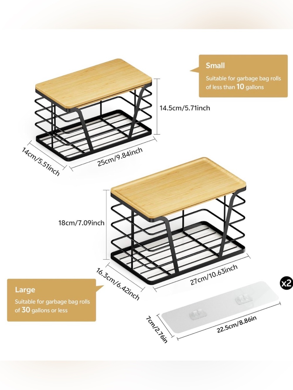 Stackable/Mountable Storage Organizers - Picture 6 of 8